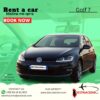 golf 7 for rent tirana